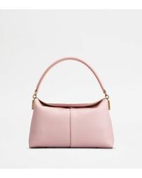 Tod's - T Case Shoulder Bag In Leather Mini - Lyst