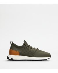 Tod's - Sock Sneakers In Technical Fabric And Leather - Lyst
