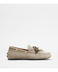 Tod's - Gommino Loafers - Lyst