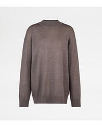 Tod's - Round-Neck Jumper - Lyst