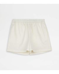 Tod's - Silk Blend Shorts - Lyst