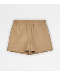 Tod's - Silk Blend Shorts - Lyst