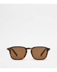 Tod's - Squared Sunglasses With Temples - Lyst