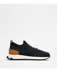Tod's - Sock Sneakers In Technical Fabric And Leather - Lyst