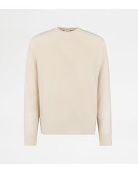 Tod's - Round-Neck Pullover - Lyst