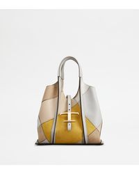 Tod's - T Timeless Shopping Bag In Leather Mini - Lyst