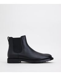 Tod's - Ankle Boots In Leather - Lyst