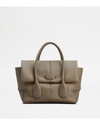 Tod's - Di Bag Reverse In Leather Small - Lyst