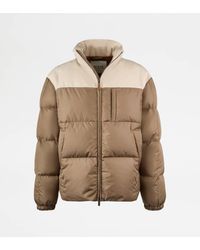Tod's - Bi-Material Down Jacket - Lyst