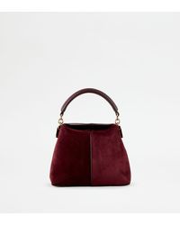 Tod's - T Case Tote Messenger Bag In Suede Micro - Lyst