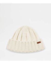 Tod's - Cashmere Blend Beanie - Lyst