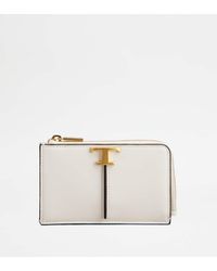 Tod's - T Timeless Pouch In Leather - Lyst