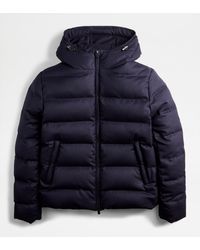 Tod's - Down Jacket With Hood - Lyst