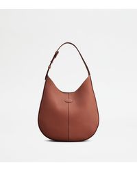 Tod's - Di Bag Hobo In Leather Small - Lyst