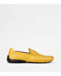 Tod's - Loafers In Leather - Lyst