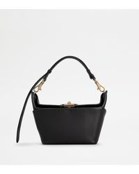 Tod's - T-box Bag In Leather Mini - Lyst