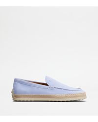 Tod's - Slipper Loafers In Suede - Lyst