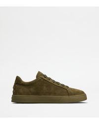 Tod's - Sneakers in Pelle Scamosciata - Lyst
