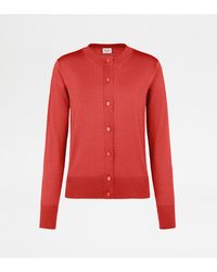 Tod's - Silk Blend Cardigan - Lyst