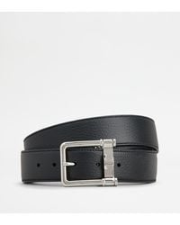 Tod's - Box With Reversible Belt And Two Buckles, Burgundy - Lyst