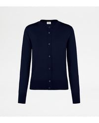 Tod's - Silk Blend Cardigan - Lyst