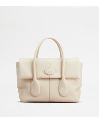 Tod's - Di Bag Reverse In Leather Small - Lyst