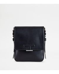 Tod's - T Timeless Crossbody Bag In Leather Mini - Lyst