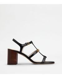 Tod's - Sandals In Leather - Lyst