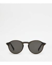 Tod's - Rounded Sunglasses With Temples - Lyst