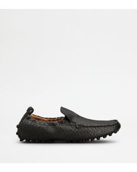 Tod's - Mocassin Gommino Glove En Python - Lyst