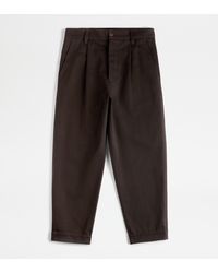 Tod's - Trousers With Darts - Lyst