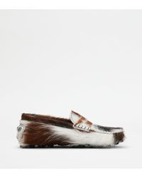 Tod's - Gommino Bubble In Pony-skin Effect Leather - Lyst