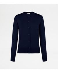 Tod's - Silk Blend Cardigan - Lyst
