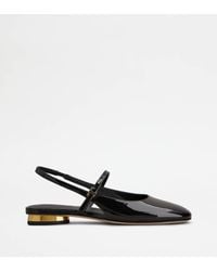 Tod's - Mary Janes Inn Patent Leather - Lyst