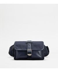 Tod's - Belt Bag In Fabric And Leather Micro - Lyst