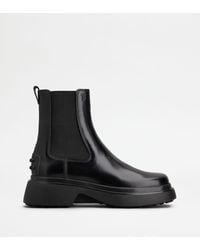 Tod's - Chelsea Boots Aus Leder - Lyst