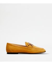 Tod's - Kate Loafers In Suede - Lyst