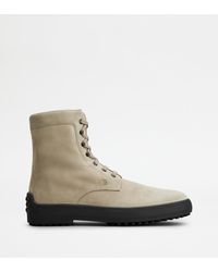 Tod's - Winter Gommino Ankle Boots - Lyst
