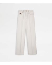 Tod's - Relaxed Fit 5 Pocket Jeans - Lyst