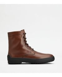 Tod's - Winter Gommino Ankle Boots - Lyst