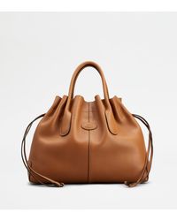 Tod's - Di Bag in Pelle Piccola con Coulisse - Lyst
