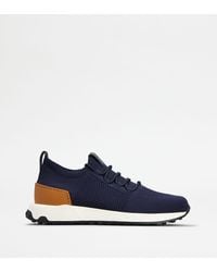 Tod's - Sock Sneakers In Technical Fabric And Leather - Lyst