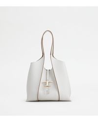Tod's - Kleine Shopping Bag T Timeless Aus Leder - Lyst