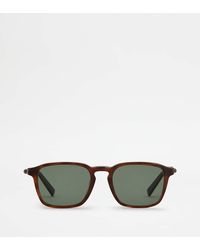 Tod's - Squared Sunglasses With Temples - Lyst