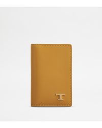 Tod's - Card Holder In Leather - Lyst