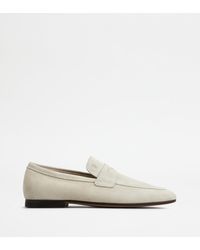 Tod's - Loafers In Suede - Lyst