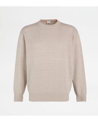 Tod's - Round-Neck Jumper - Lyst
