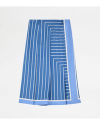 Tod's - Midi Skirt - Lyst