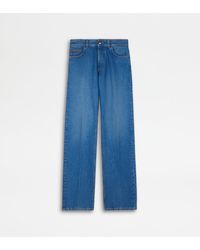Tod's - Relaxed Fit 5 Pocket Jeans - Lyst