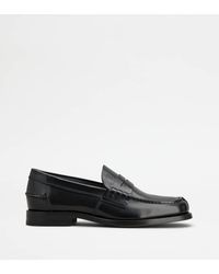 Tod's - Loafers In Leather - Lyst
